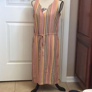 NWT Drew dress, Agave, small, linen blend
